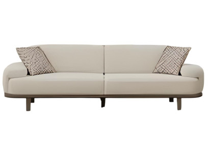 Weißes Wohnzimmer-Set – Sofas, Sessel, Couchtisch, Beistelltische & Sideboard