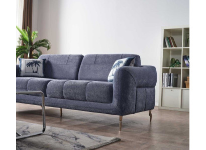 2-teiliges Set: 3-Sitzer Sofa und Sessel für stilvolles Interieur