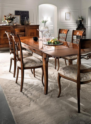 Tavolo da pranzo con set da pranzo con tavolo da pranzo + 6 sedie moderne.