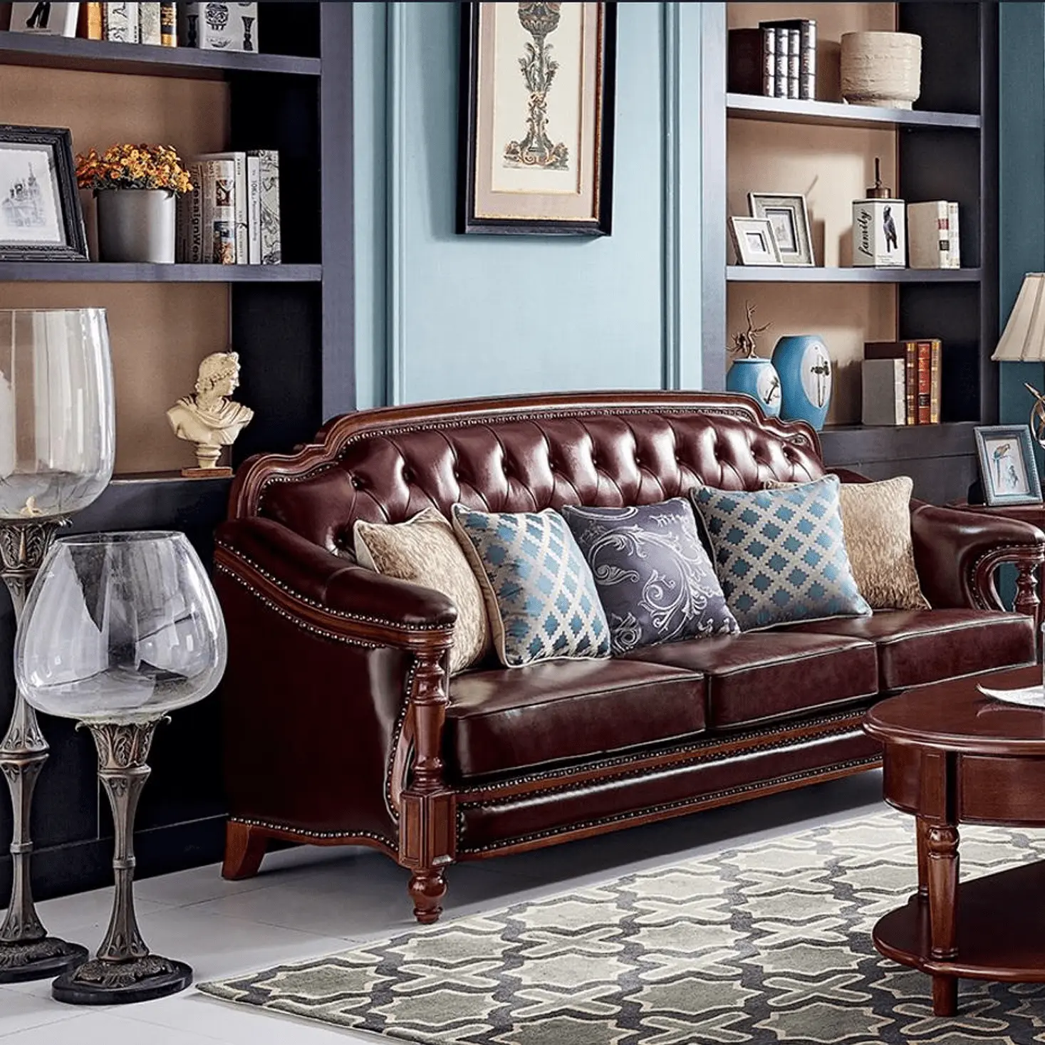 Classico divano Chesterfield